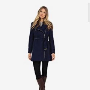 Michael Kors Asymmetrical Wool Coat Jacket